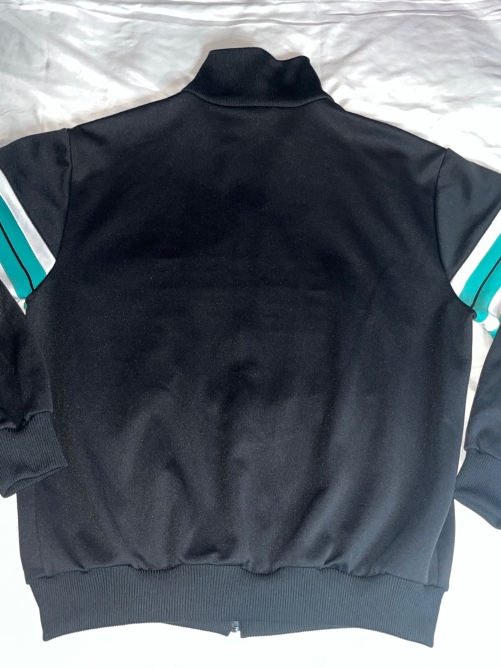 Vintage Adidas Originals Track Jacket Full-Zip Pockets Stand-Up Striped Medium - Picture 2 of 8
